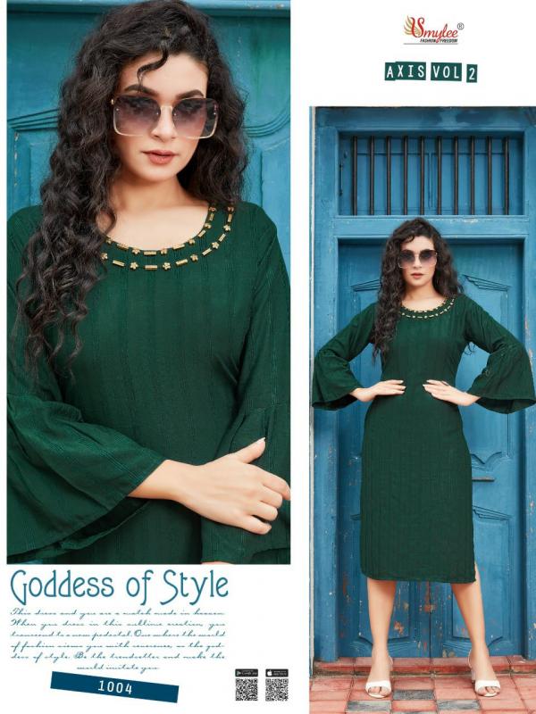 Smylee Axis 2 Designer Velvet Kurti